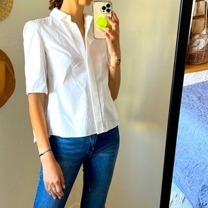 AKRIS PUNTO white shirt 3/4 sleeve size 4